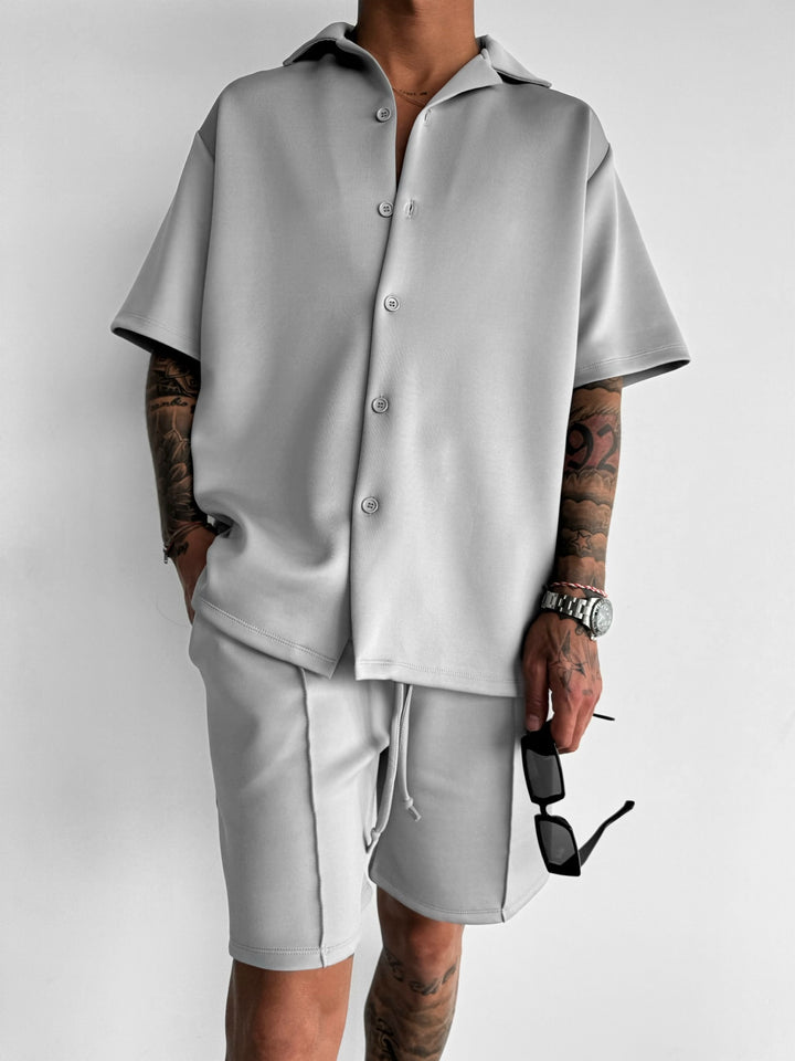 Oversize Diver Shirt - Grey