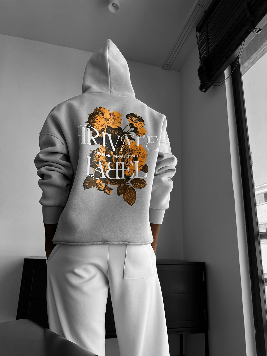 Oversize Private Label Hoodie - Grey