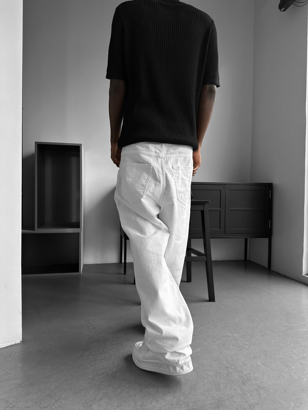 Relax Baggy Jeans - White