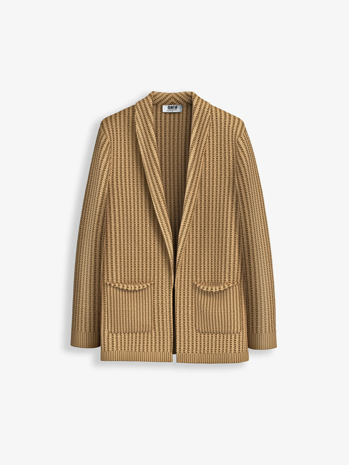 Oversize Pocket Cardigan - Mustard