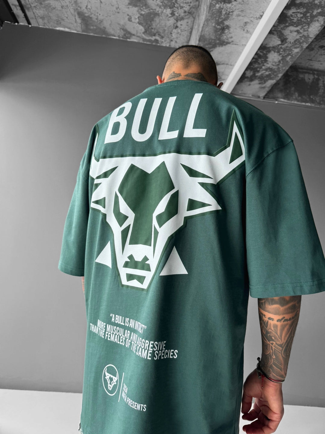 Oversize Bull T-shirt - Petrol