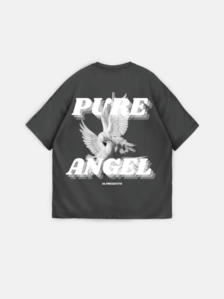 Oversize Pure Angel T-shirt - Anthracite