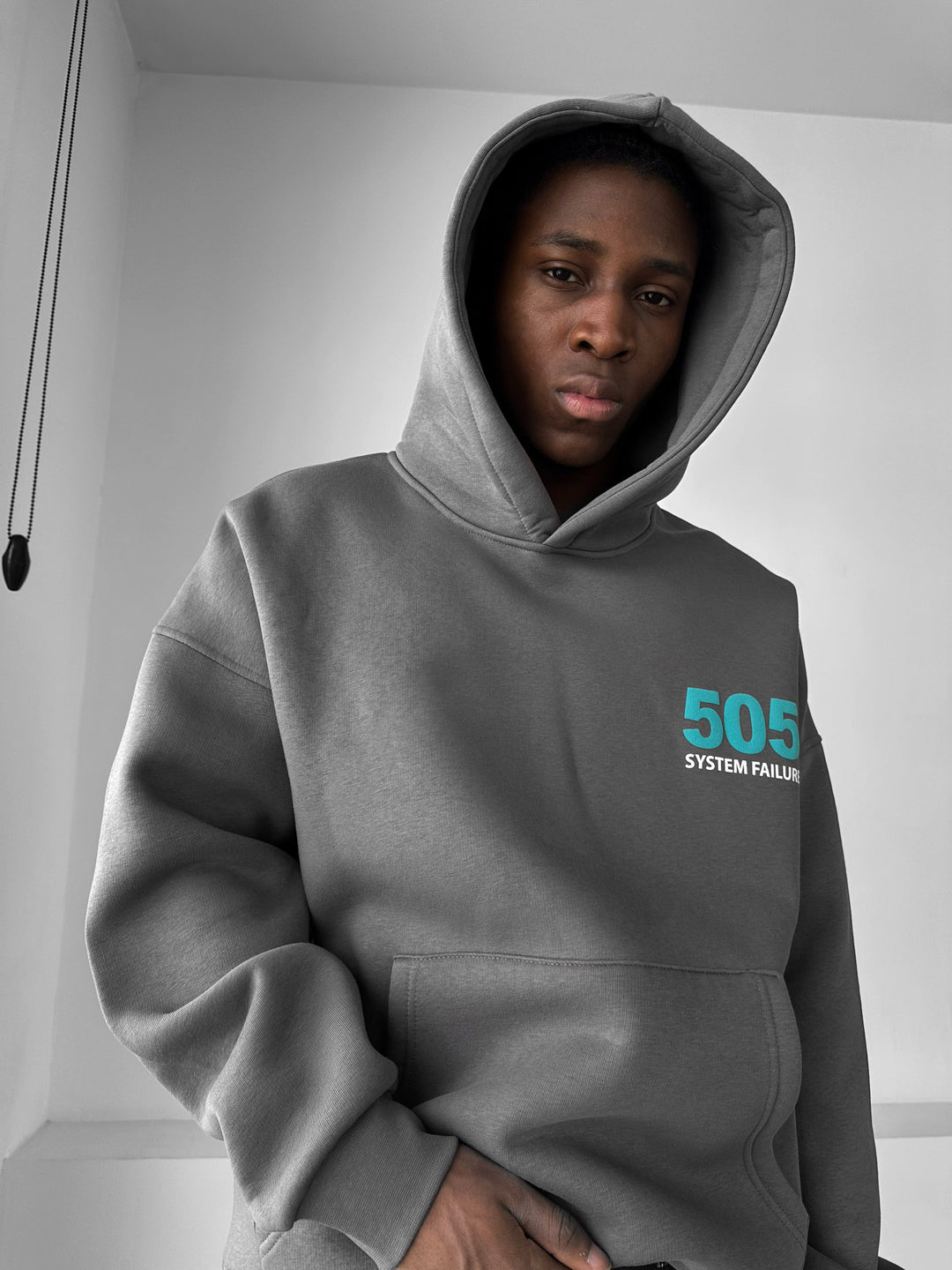 Oversize 505 Hoodie - Anthracite