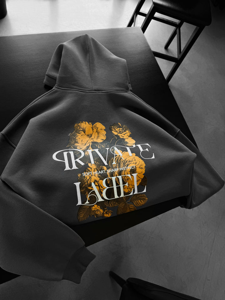 Oversize Private Label Hoodie - Anthracite