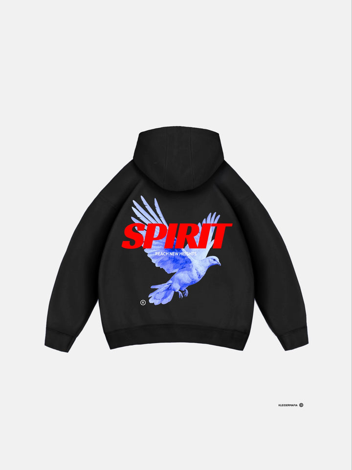 Oversize Spirit Hoodie - Black