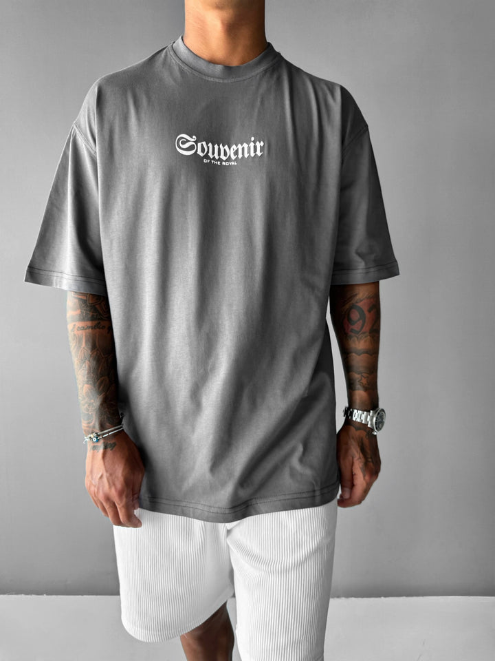 Oversize Souvenir T-shirt - Anthracite