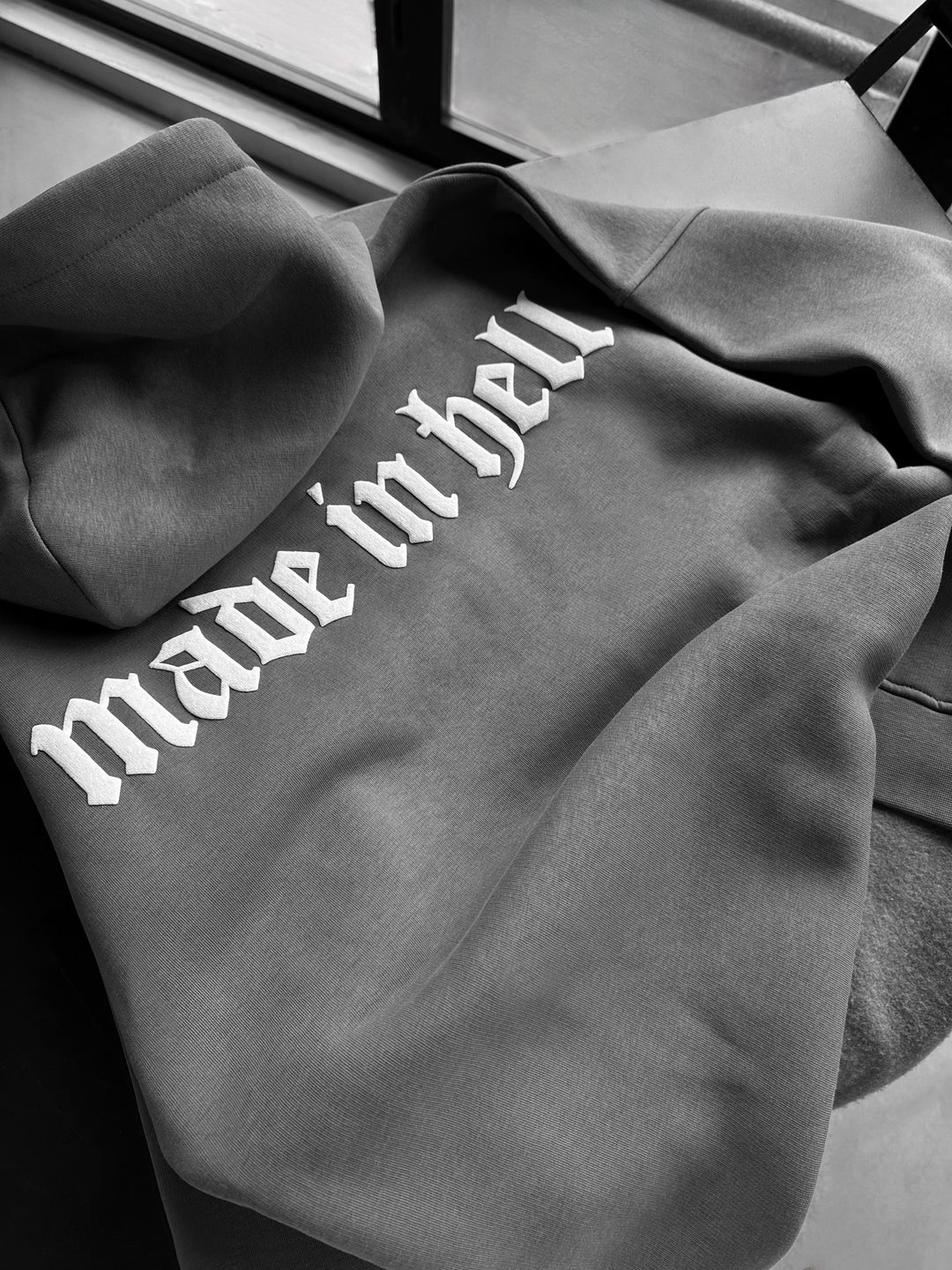 Oversize Made in Hell Hoodie - Anthracite