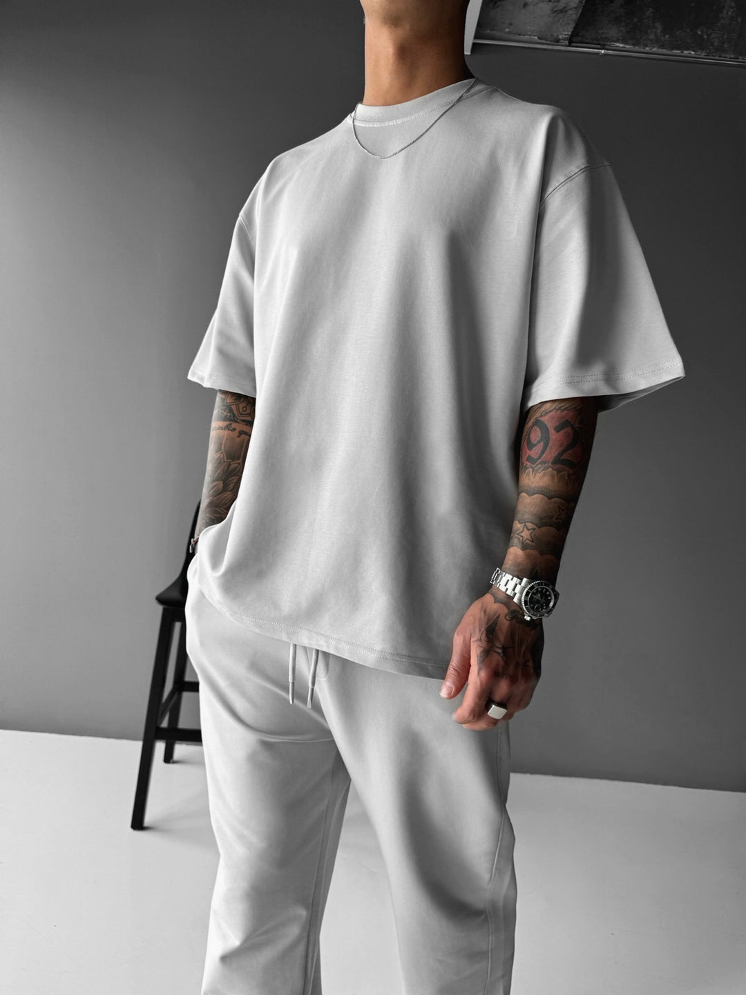 Oversize Basic T-Shirt - Grey