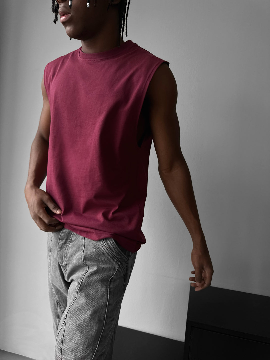 Oversize Basic Tanktop - Port Royale