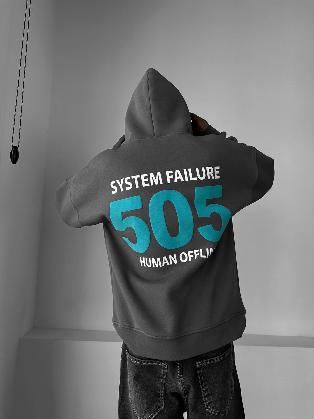 Oversize 505 Hoodie - Anthracite