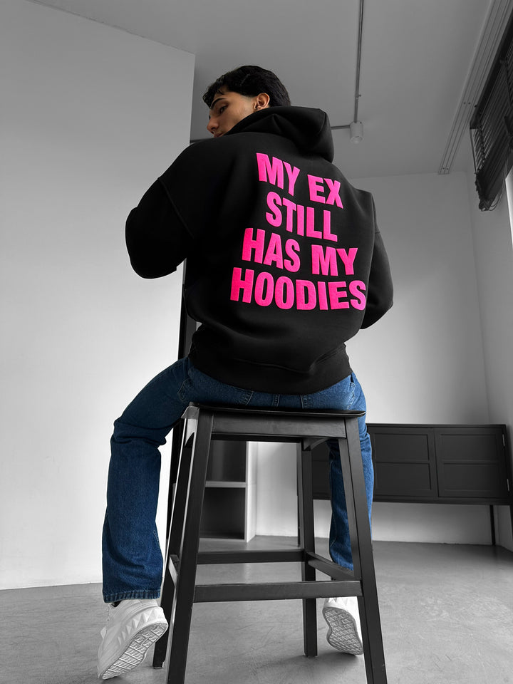 Oversize EX Part II Hoodie - Black and Lila