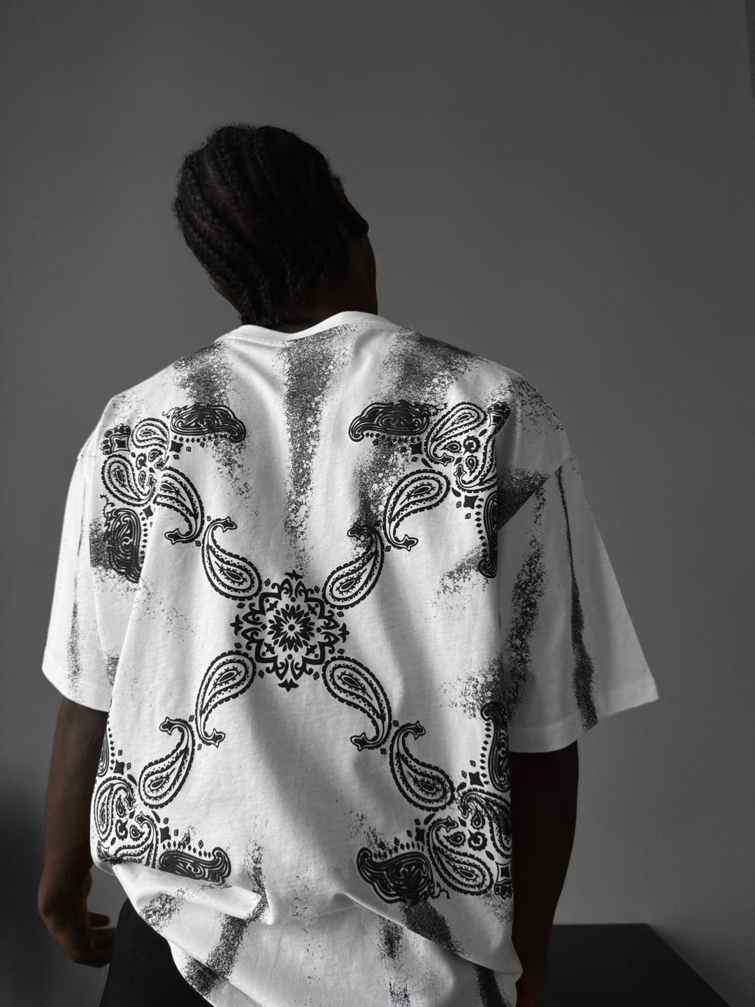 Oversize 'Sacred' T-Shirt - Ecru