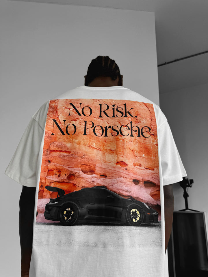 Oversize Porsche T-Shirt - Ecru