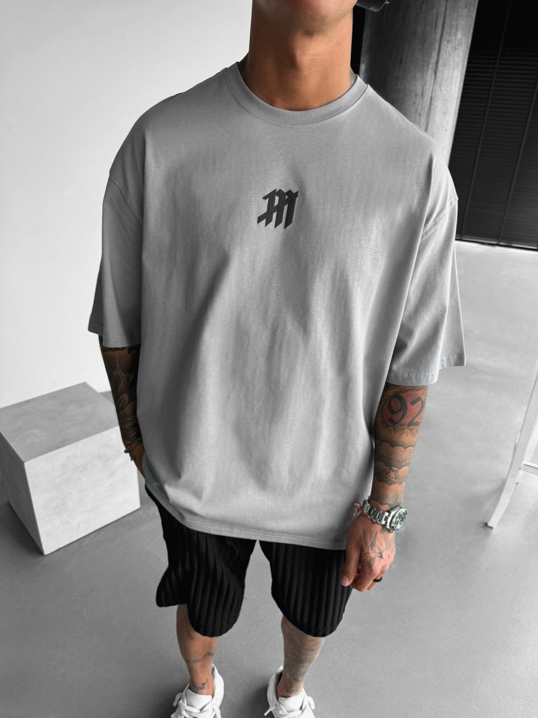 Oversize Mouse T-shirt - Grey