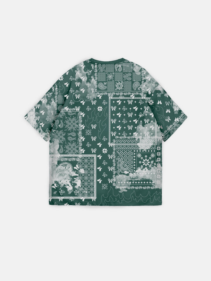 Oversize Carpet T-shirt - Petrol