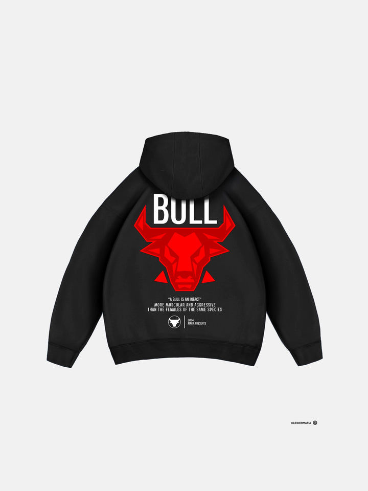 Oversize Bull Hoodie - Black