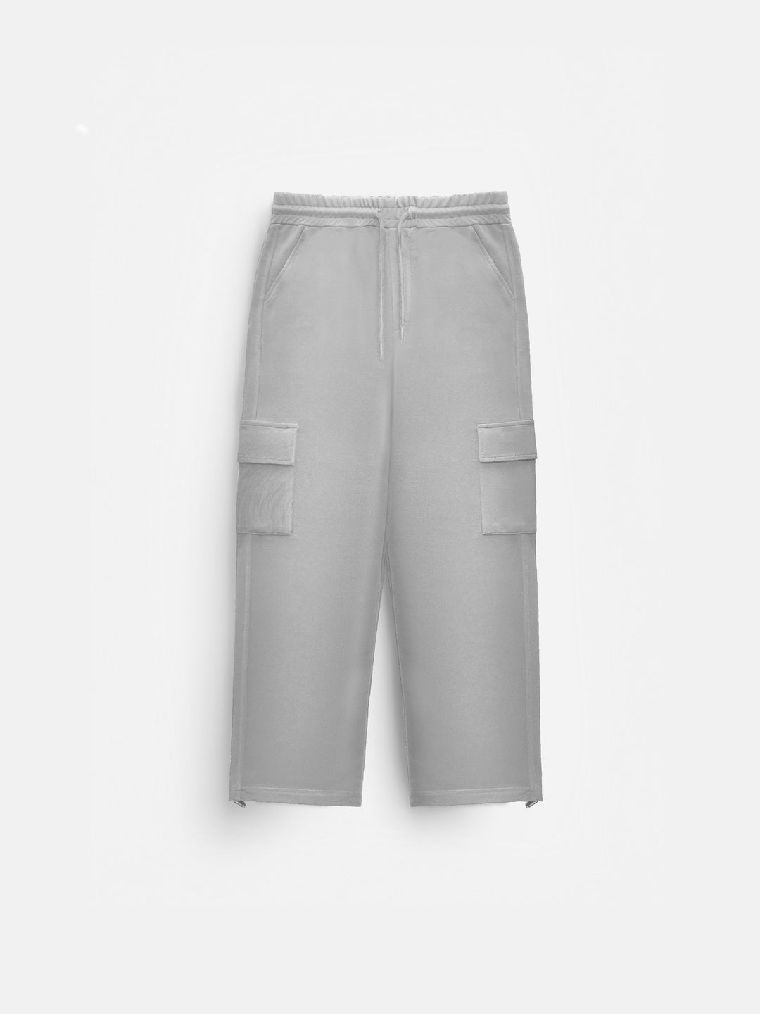 Loose Fit Pocket Trousers - Grey