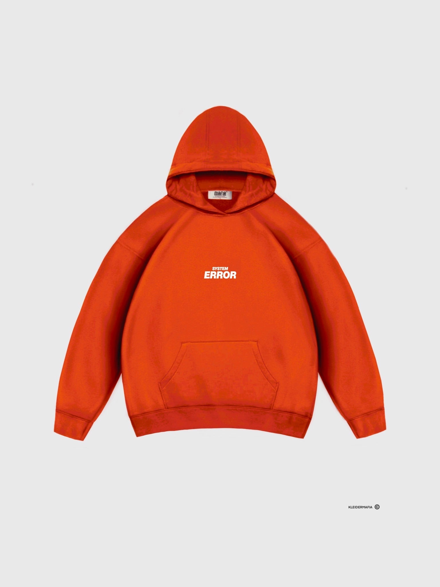 Red hot sale orange hoodie