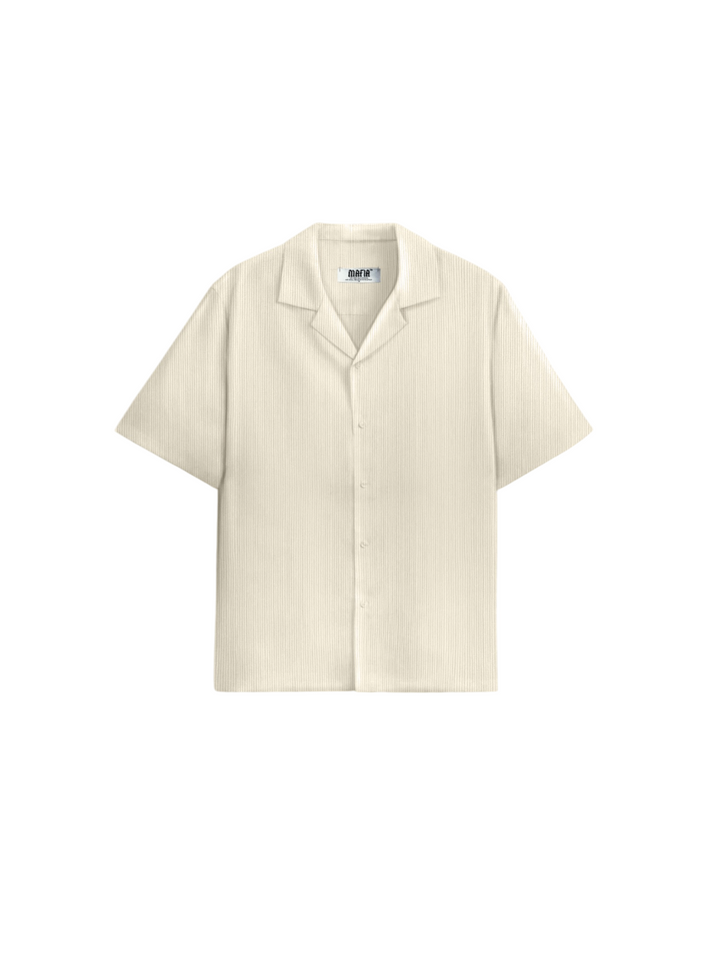 Oversize Cord Shirt - Beige