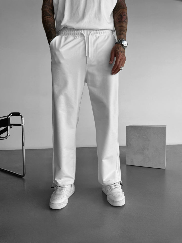 Loose Fit Trousers - Ecru