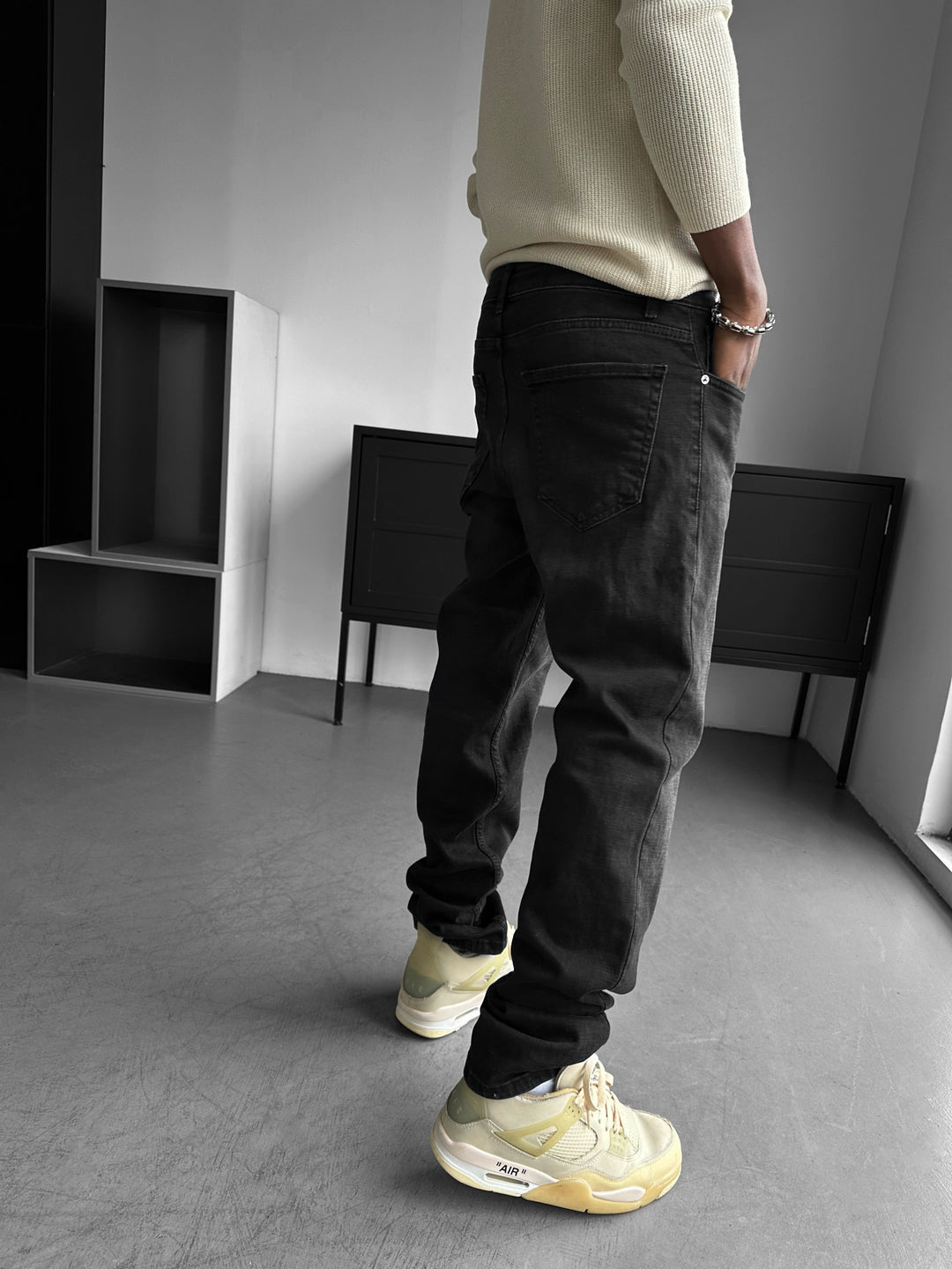 Regular Fit Jeans  - Black