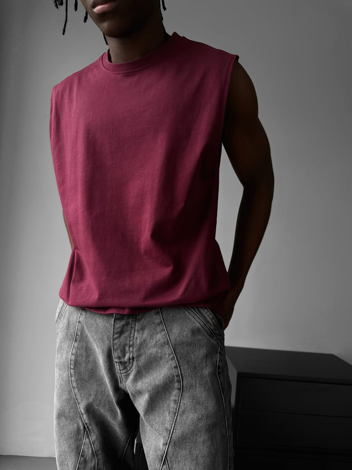 Oversize Basic Tanktop - Port Royale