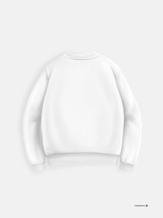 Oversize Sweatshirt - Bright White