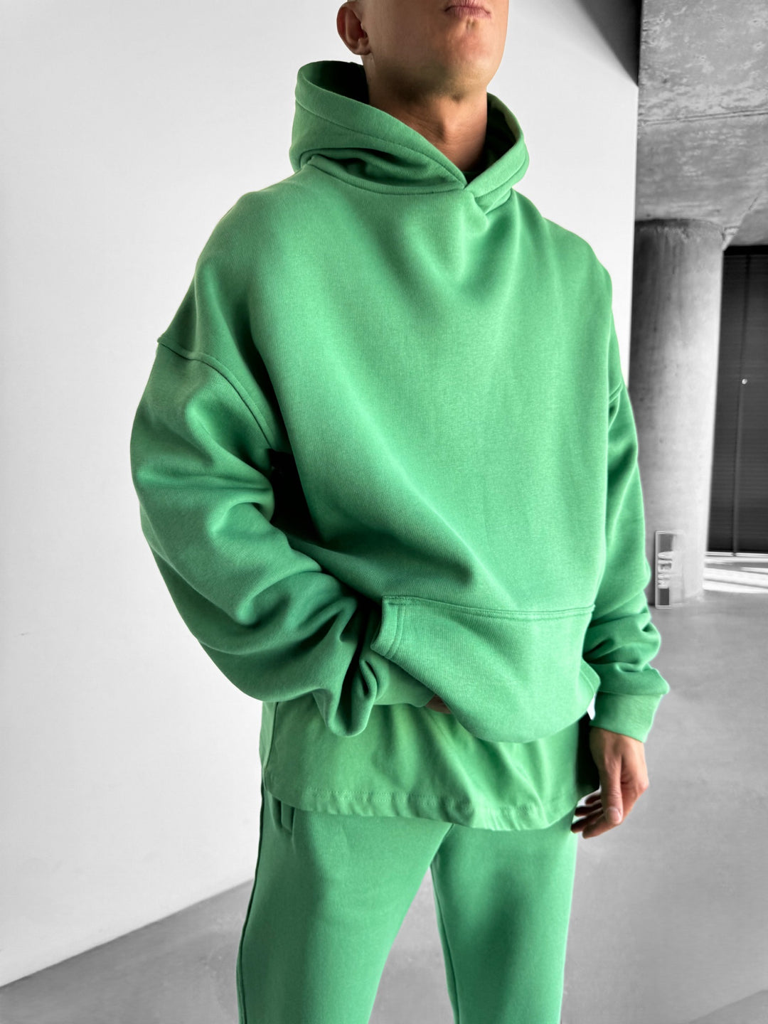 Oversize Hoodie - Forest Green