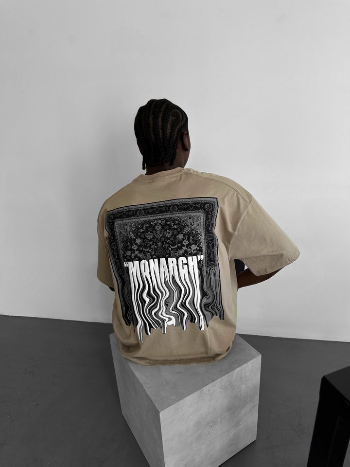 Oversize "Monarch" T-Shirt - Beige