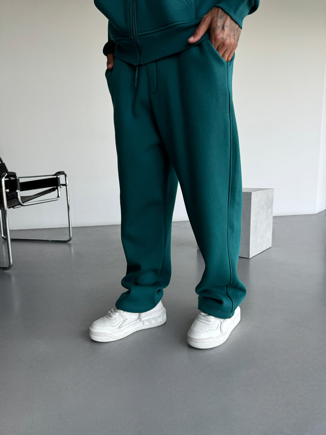 Basic Trousers - Sea Moss