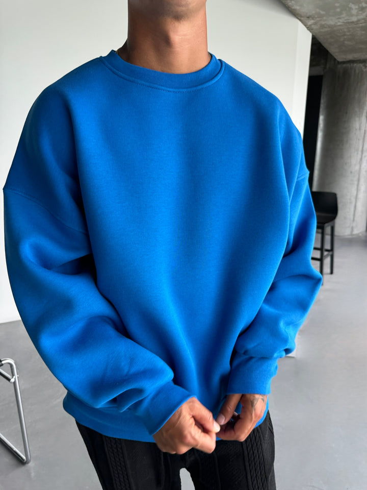 Oversize Basic Sweatshirt -  Surf The Web