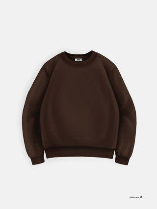 Oversize Sweatshirt - Coffee Bean