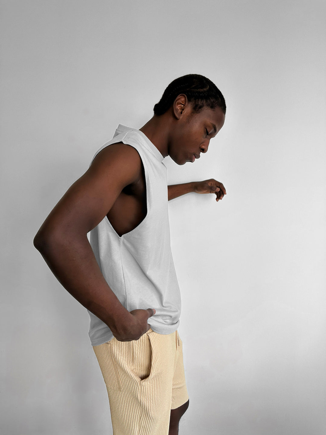 Oversize Basic Tanktop - Grey