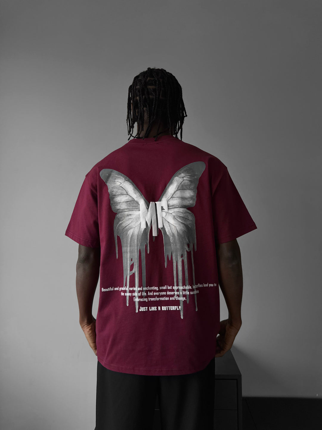 Oversize 'Like a Butterfly' T-Shirt - Port Royale