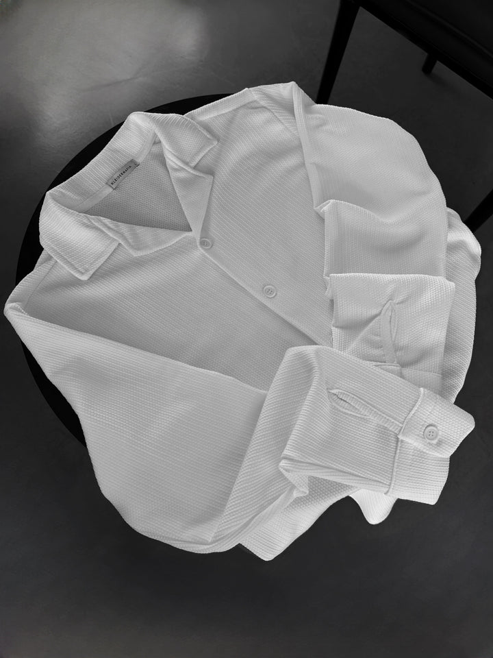 Comfort Suit Shirt - Ecru