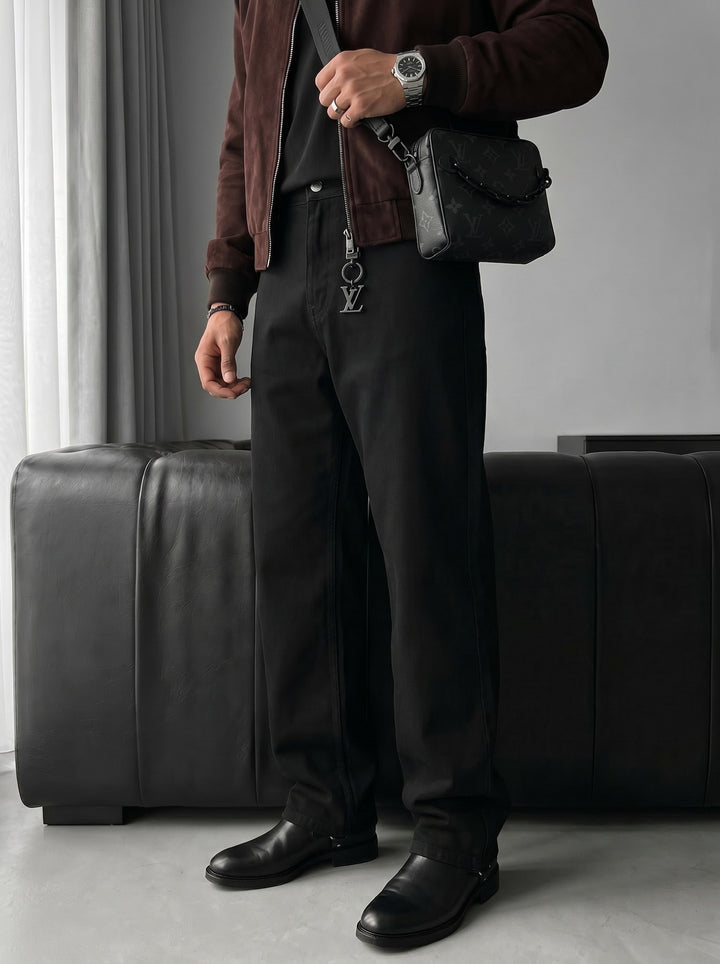 Relax Baggy Jeans - Black