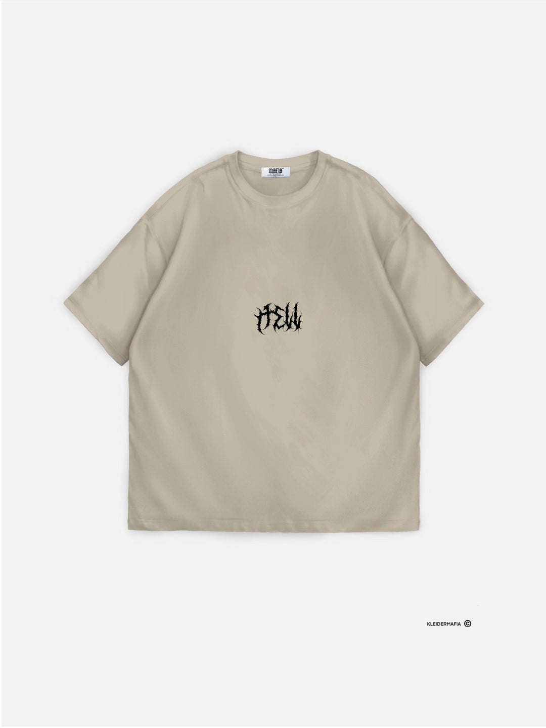 Oversize Hell T-shirt - Silver Lining