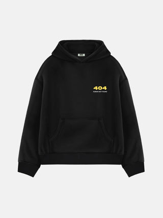 Oversize 404 Hoodie - Black