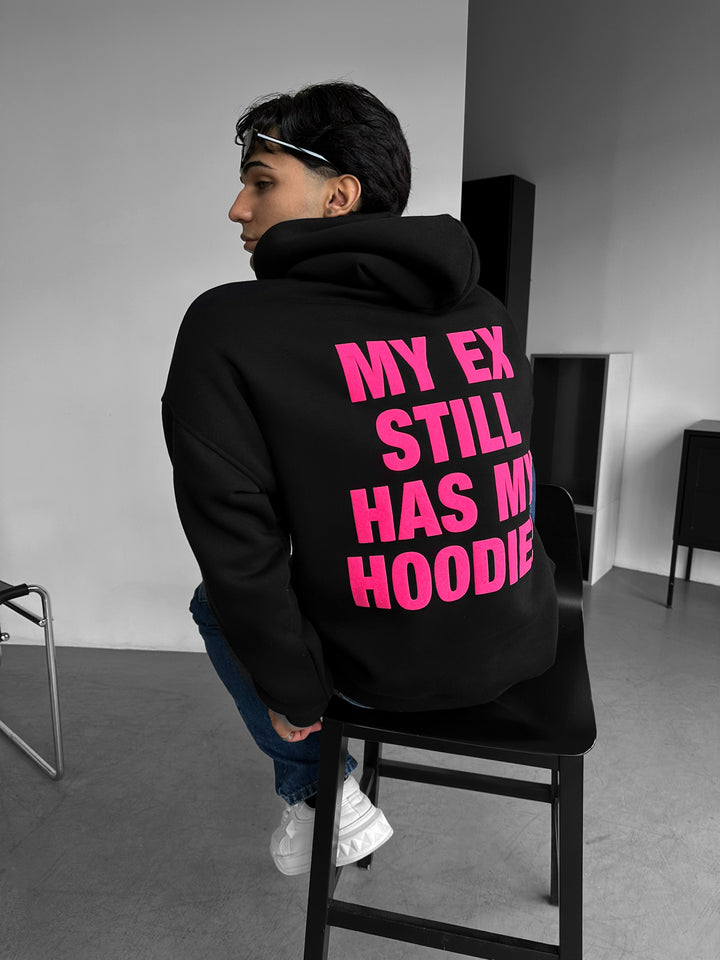Oversize EX Part II Hoodie - Black and Lila