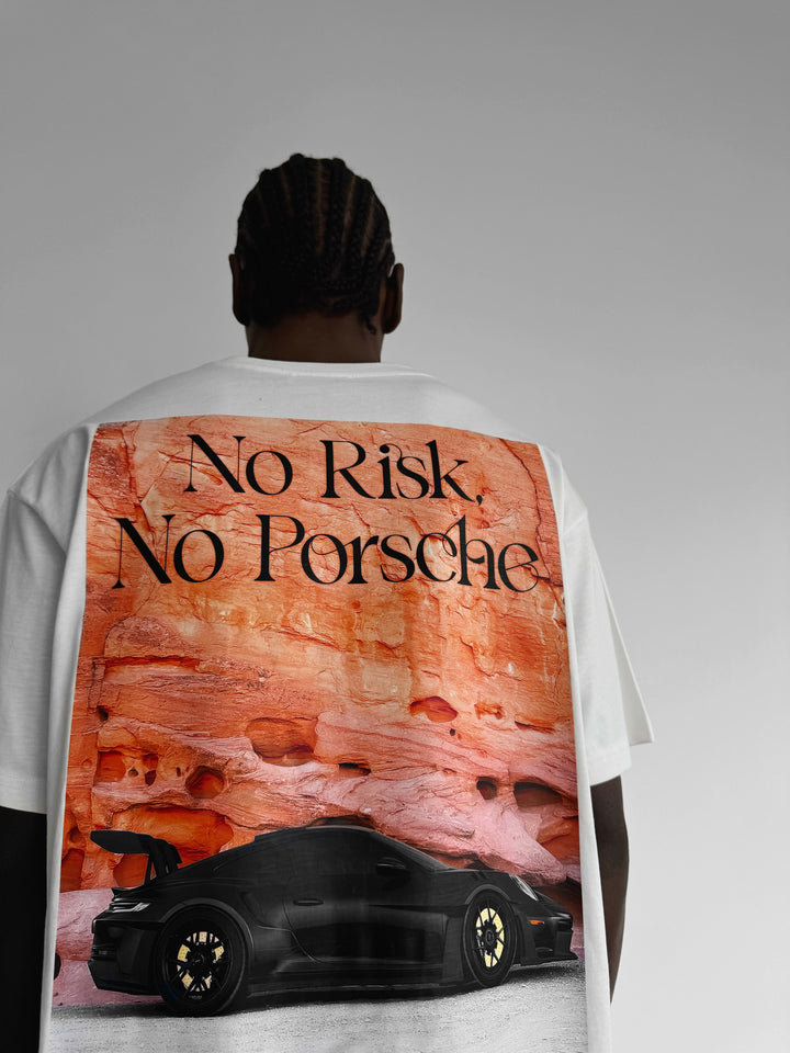 Oversize Porsche T-Shirt - Ecru