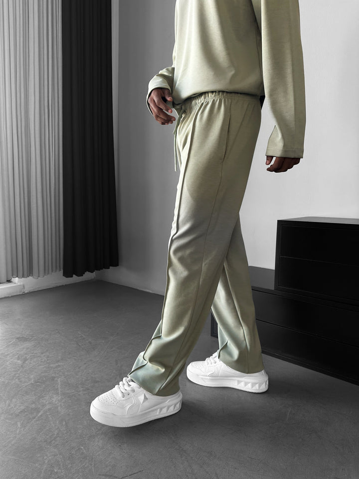 Modal Pleated Trousers - Mint Green