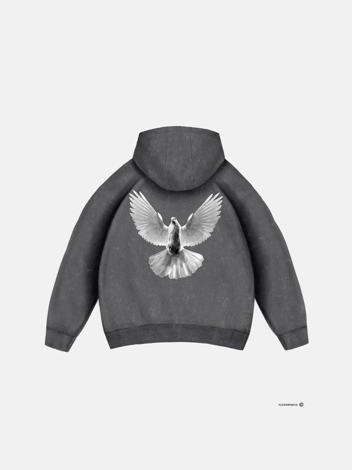 Oversize Pigeon Hoodie - Black