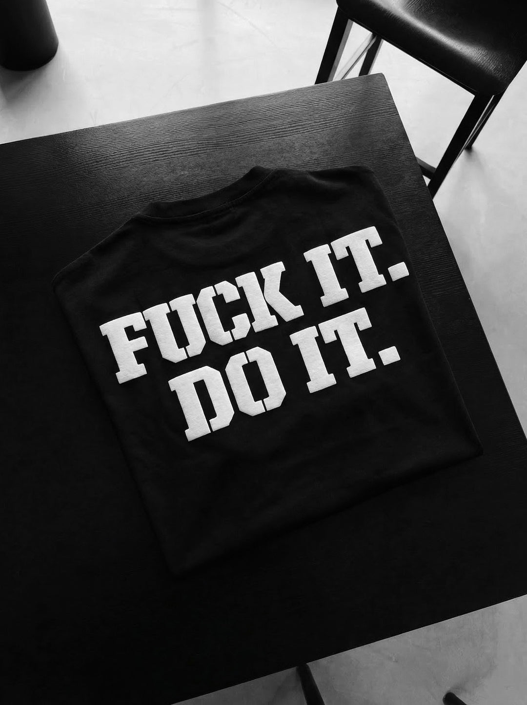Oversize Do It T-shirt - Black