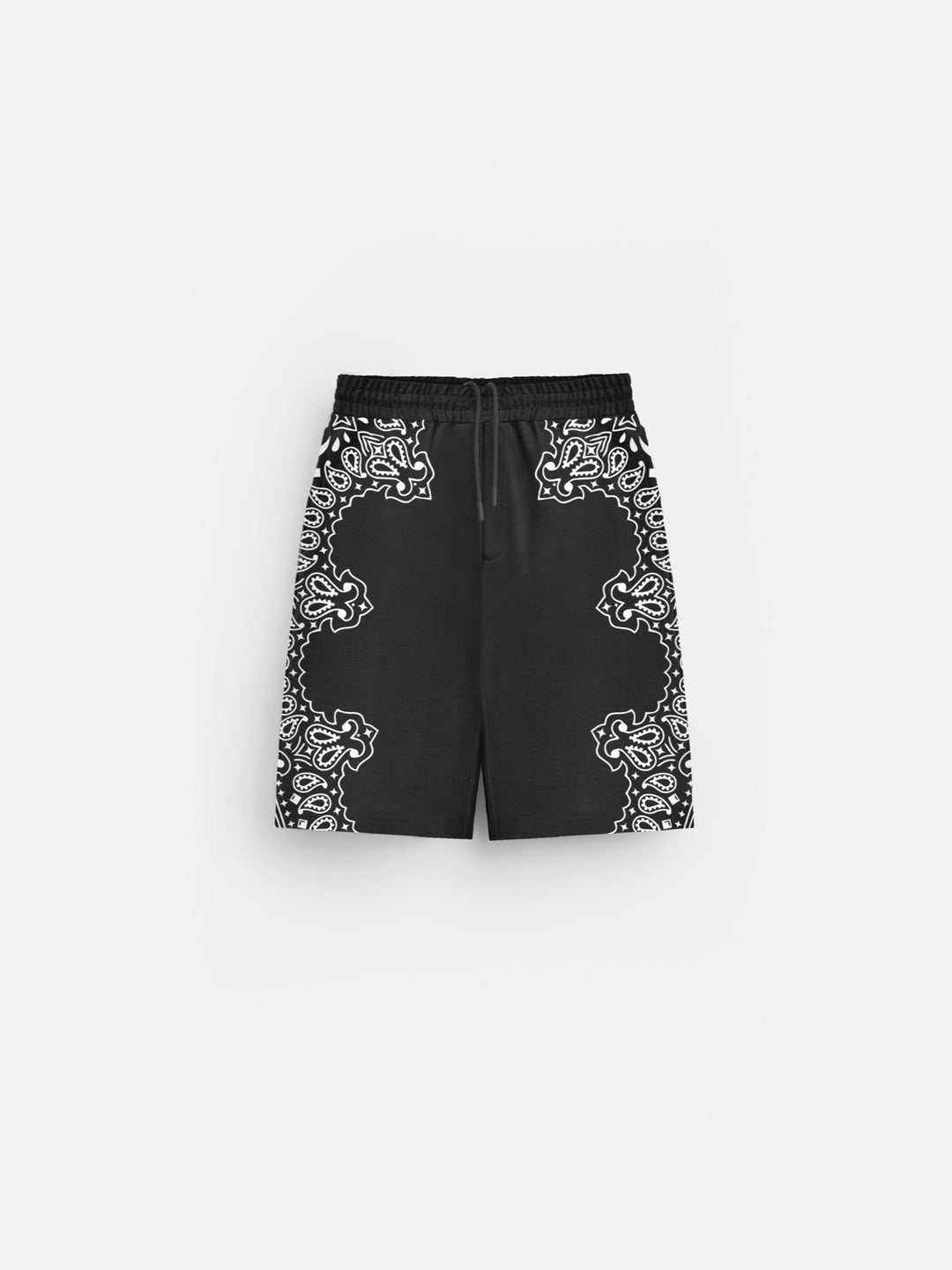 Oversize Urban Carpet Shorts - Black