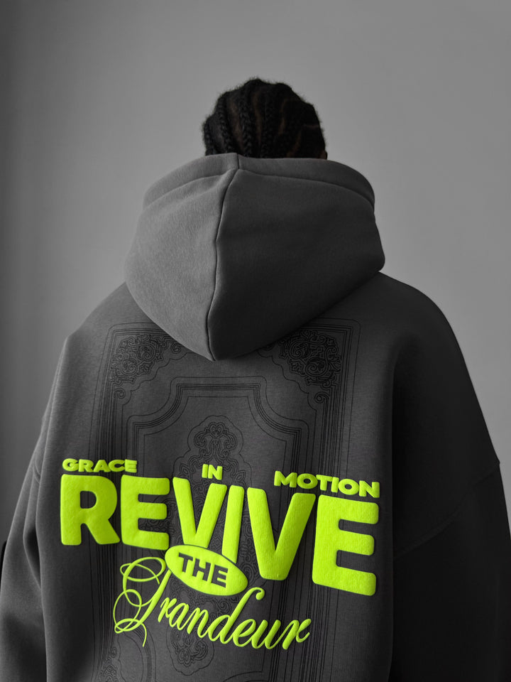 Oversize Revive Hoodie - Anthracite