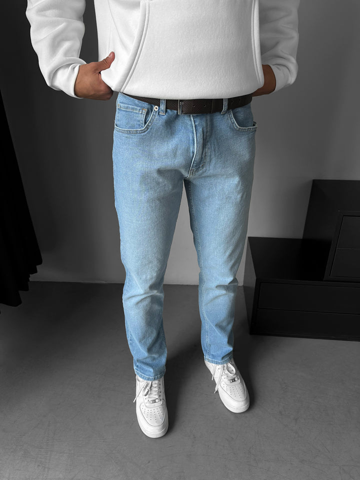 Regular Fit Basic Jeans - Blue