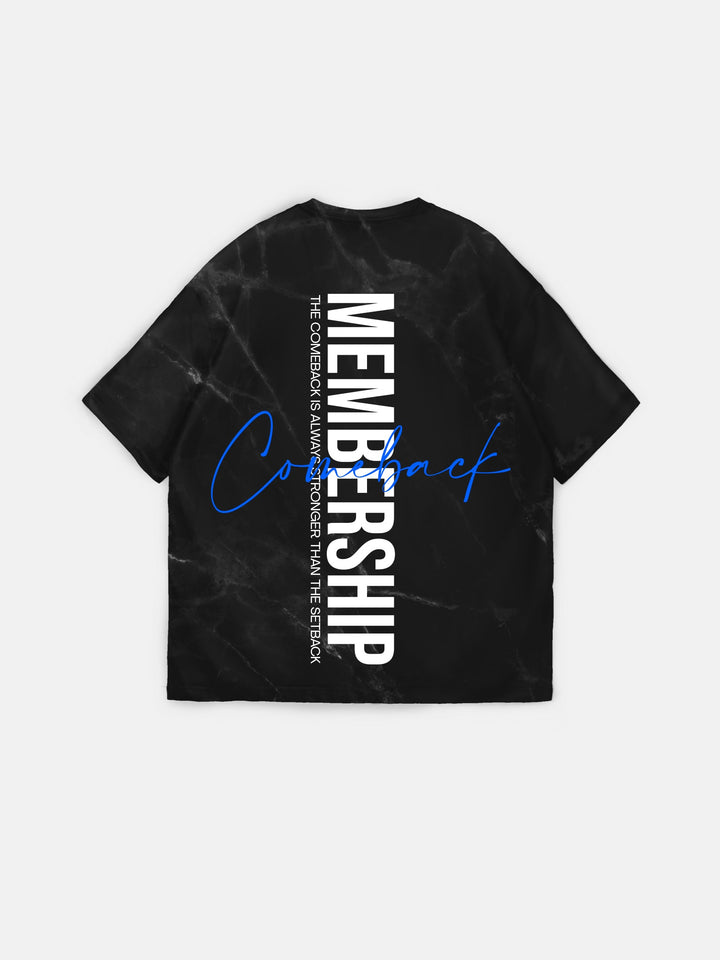 Oversize Membership T-shirt - Black