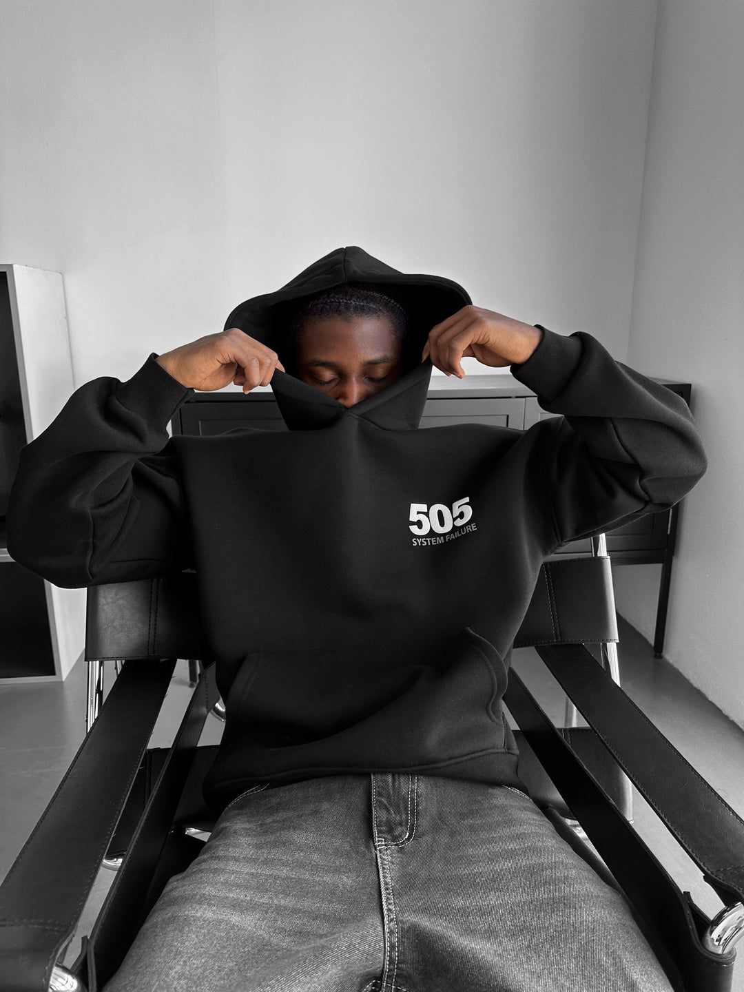 Oversize 505 Hoodie - Black