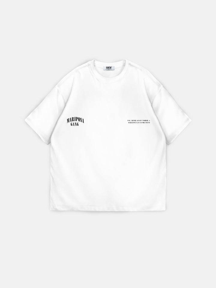 Oversize Mariposa T-shirt - White
