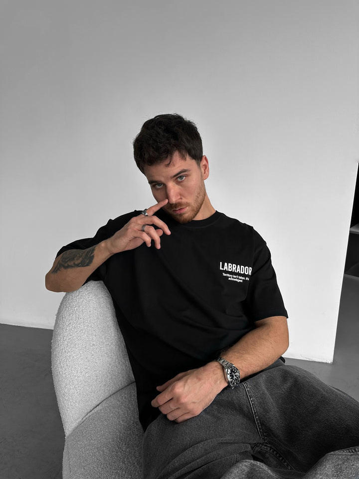 Oversize Labrador T-shirt - Black